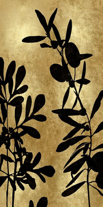 Picture of NATURE PANEL BLACK ON GOLD III