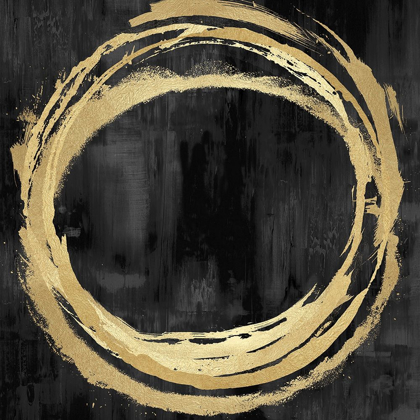 Picture of CIRCLE GOLD ON BLACK II