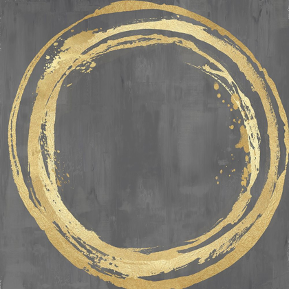 Picture of CIRCLE GOLD ON GRAY II