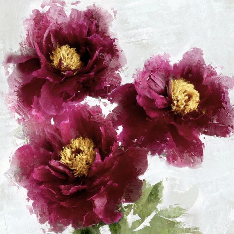 Picture of BURGUNDY BLOOM I 