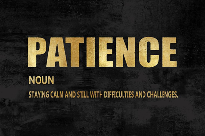 Picture of PATIENCE IN GOLD
