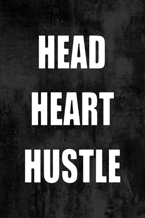 Picture of HEAD HEART HUSTLE ON BLACK