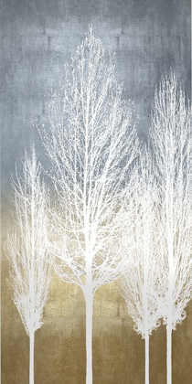 Picture of TREES ON GOLD PANEL II