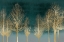 Picture of GOLD FOREST ON TEAL