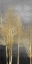 Picture of GOLD TREES ON GRAY PANEL I