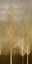 Picture of GOLD TREES ON BROWN PANEL II