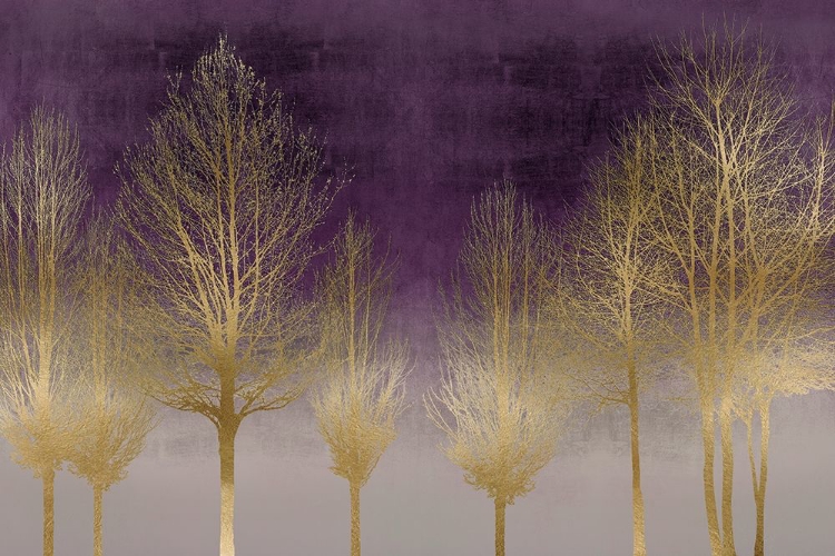 Picture of GOLD FOREST ON PURPLE