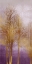 Picture of GOLD TREES ON PURPLE PANEL II