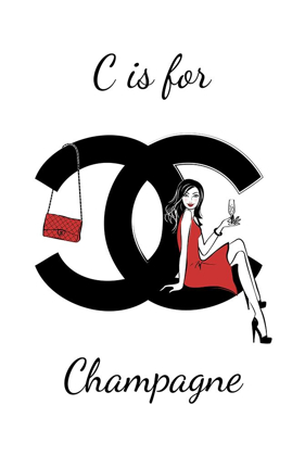 Picture of C IS FOR CHAMPAGNE
