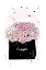 Picture of BLACK BAG PEONIES I