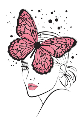Picture of LADY BUTTERFLY PINK