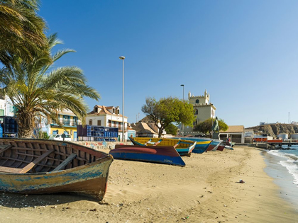 Picture of VIEW OF MARINA AND PORTO GRANDE CITY MINDELO-A SEAPORT ON THE ISLAND SAO VICENTE-CAPE VERDE AFRICA