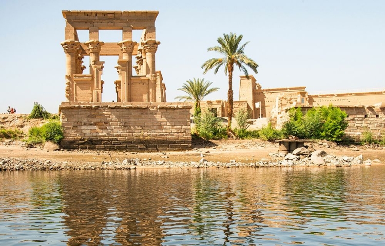 Picture of UPPER EGYPT-ASWAN BETWEEN THE TWO DAMS-PHILAE TEMPLE OF ISIS-TRAJANS KIOSK-AKA THE HYPAETHRAL TEMPLE