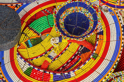 Picture of AFRICA-TANZANIA DISPLAY OF MAASAI BEAD CRAFTS 