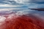 Picture of AFRICA-TANZANIA-ENHANCED CONTRAST AERIAL VIEW OF PATTERNS OF RED ALGAE AND SALT FORMATIONS