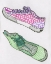 Picture of PURPLE, PINK AND GREEN  SNEAKERS
