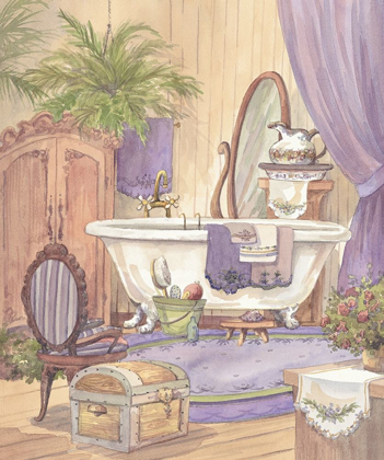 Picture of VICTORIAN BATHROOM I