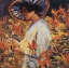 Picture of LADY IN FLOWERS