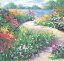 Picture of LAKESIDE FLOWERS I
