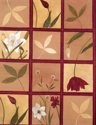 Picture of WINDOWPANE OF FLOWERS