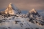 Picture of ANTARCTICA-SOUTH GEORGIA ISLAND-ST ANDREWS BAY SPRING SUNRISE ON MOUNTAIN 