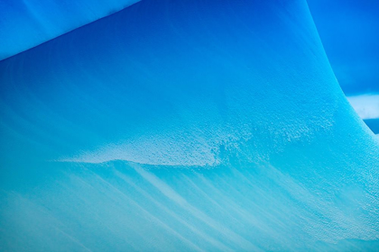 Picture of BLUE ICEBERG CLOSEUP ABSTRACT BACKGROUND CHARLOTTE BAY-ANTARCTICA 