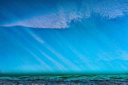 Picture of BLUE ICEBERG BLUE GREEN SEA WATER CLOSEUP ABSTRACT BACKGROUND CHARLOTTE BAY-ANTARCTICA 