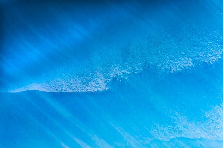 Picture of BLUE ICEBERG CLOSEUP ABSTRACT BACKGROUND CHARLOTTE BAY-ANTARCTICA 