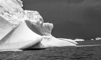 Picture of FLOATING BLUE ICEBERG FLOATING SEA WATER CHARLOTTE BAY-ANTARCTICA 