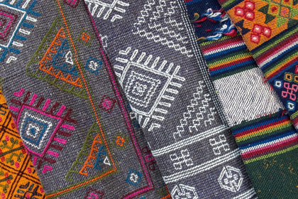 Picture of BHUTAN-THIMPHU TRADITIONAL BHUTANESE HAND WOVEN TEXTILES-WOOL