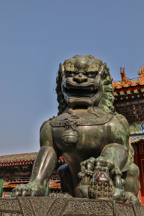 Picture of ASIA-CHINA-BEIJING-STATUE AT TEMPLE AT THE SUMMER PALACE OF EMPRESS CIXI
