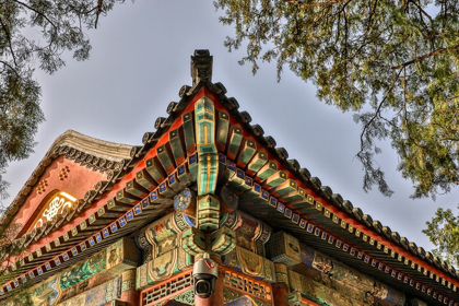 Picture of ASIA-CHINA-BEIJING-DECORATIVE ROOF DETAIL OF THE SUMMER PALACE OF EMPRESS CIXI