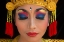 Picture of INDONESIA-BALI CLOSE-UP FACE OF BALINESE DANCER (MR)