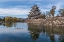 Picture of THE REFLECTION OF THE MATSUMOTO CASTLE AND THE CASTLE AGAINST THE MOUNTAIN BACKDROP IN JAPAN