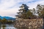 Picture of CLOSEUP OF THE MATSUMOTO CASTLE IN THE GOLDEN LIGHT OF THE EVENING SUN-JAPAN