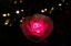 Picture of AN ILLUMINATED RED ROSE