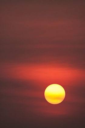 Picture of THAILAND-BANGKOK SUNSET IN A HAZY SKY