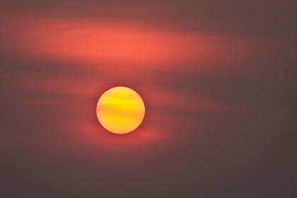 Picture of THAILAND-BANGKOK SUNSET IN A HAZY SKY