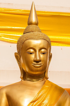 Picture of THAILAND-NONG KHAI PROVINCE HEAD AND SHOULDERS OF GOLDEN BUDDHA STATUE