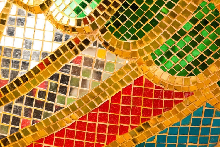 Picture of THAILAND-COLORFUL MOSAIC ABSTRACT