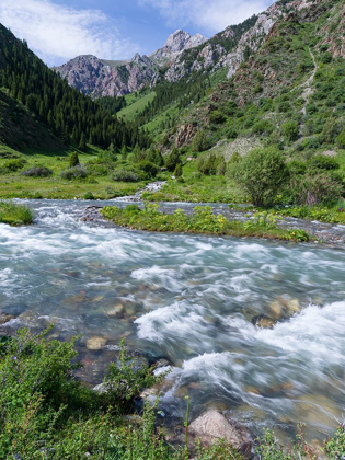Picture of LANDSCAPE IN THE NATIONAL PARK BESCH TASCH IN THE TALAS ALATOO MOUNTAIN RANGE