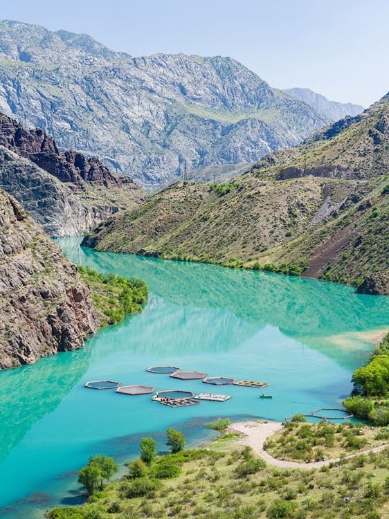 Picture of LANDSCAPE ALONG THE TIEN SHAN HIGHWAY-THE KURPSAI RESERVOIR