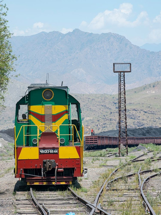 Picture of RAILWAY FOR TRANSPORTING COAL TOWN TASCH KUMYR
