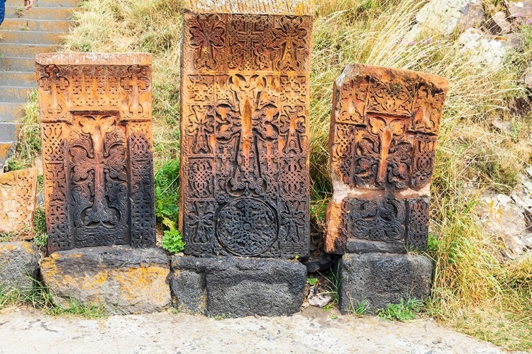 Picture of ARMENIA-SEVAN SEVANAVANK 9TH CENTURY MONASTERY COMPLEX STONE TABLETS