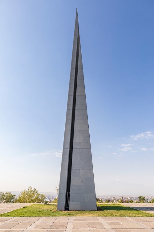 Picture of YEREVAN-ARMENIA THE MEMORIAL COLUMN AT THE TSITSERNAKABERD ARMENIAN GENOCIDE MEMORIAL COMPLEX