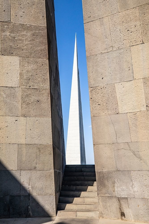 Picture of YEREVAN-ARMENIA THE MEMORIAL COLUMN AT THE TSITSERNAKABERD ARMENIAN GENOCIDE MEMORIAL COMPLEX