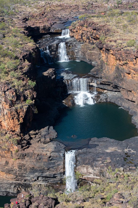 Picture of AUSTRALIA-KIMBERLEY-HUNTER RIVER REGION MITCHELL RIVER NATIONAL PARK-AERIAL VIEW OF MITCHELL FALLS