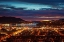 Picture of CITY LIGHTS-SOUTH DUNEDIN AND OTAGO HARBOR-DUNEDIN
