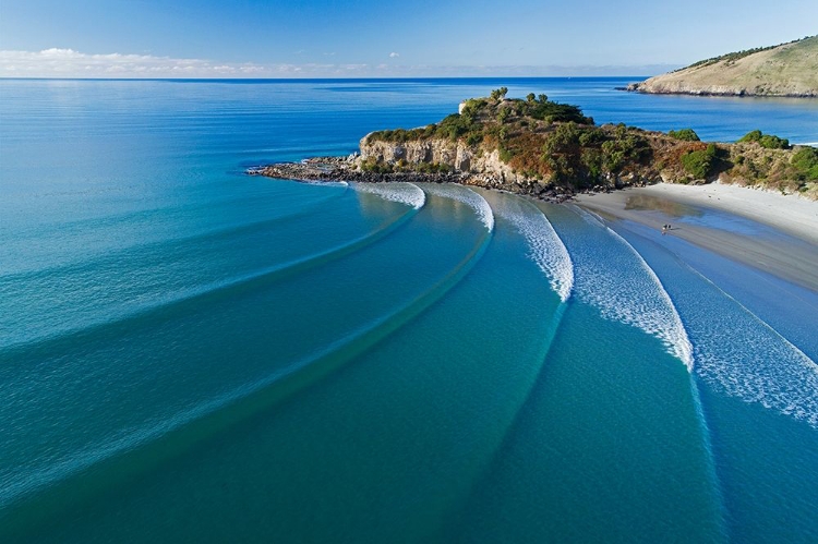 Picture of MAPOUTAHI-HISTORIC MAORI PA SITE-GOAT ISLAND-PURAKANUI BAY-NORTH OF DUNEDIN