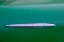 Picture of DETAIL OF GREEN CLASSIC AMERICAN PONTIAC CAR IN HABANA-HAVANA-CUBA